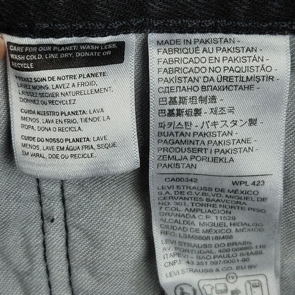Levis 565 Jeans Mens 29x32 Faded Black‎ 97 Loose Straight Denim A7221-0005 NEW